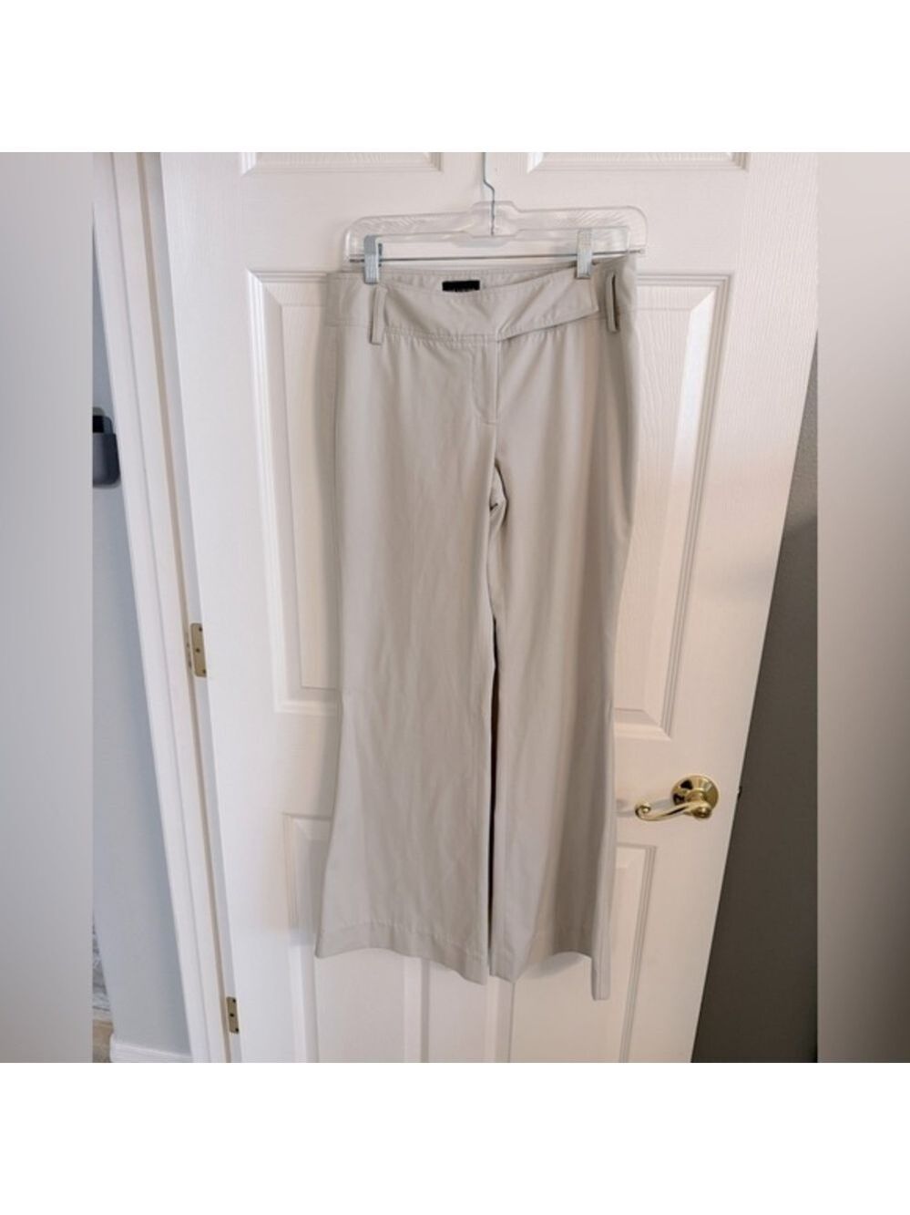 The Limited Women's The Cassidy Fit, Cream Wide Leg Pants, size 6